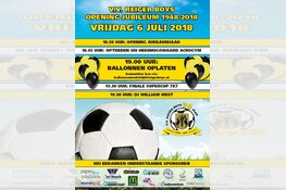 Komende vrijdag start jubileumfeest Reiger Boys