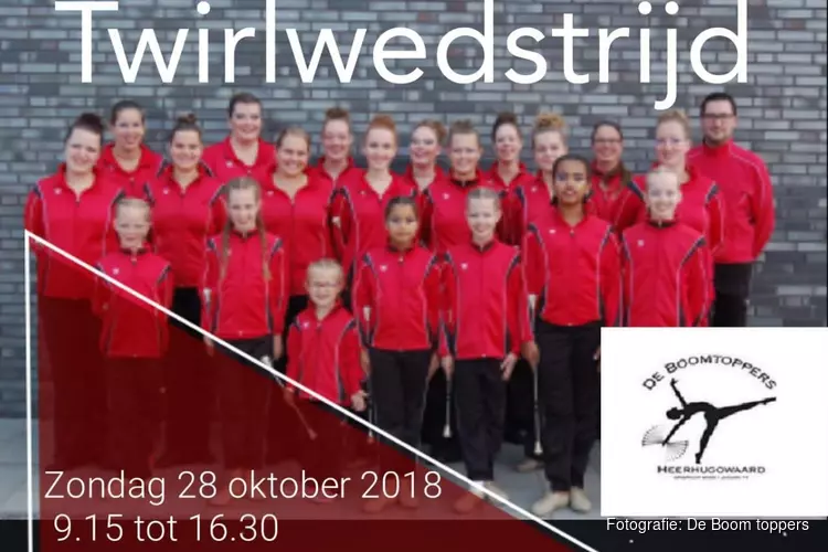 Landelijke twirlwedstrijd zondag 28 oktober