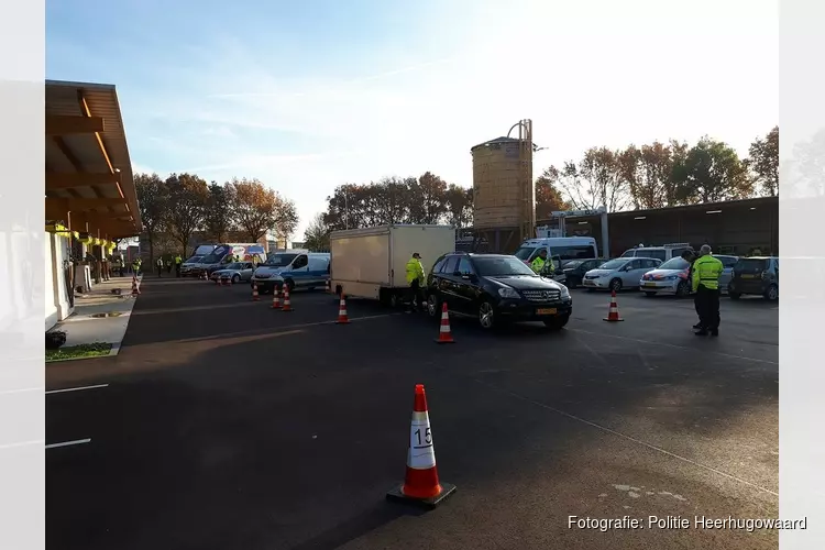 Circa 60 bekeuringen bij grote verkeerscontrole