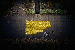 Adriaan van Dis verlicht Heerhugowaard met citaat Vincent van Gogh