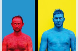 Cabaretduo Piepschuim in het theater met een nieuwe show