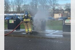 Containerbrandje in Middenwaard