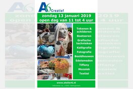 Open Dag bij Atelier 6 op 13 januari