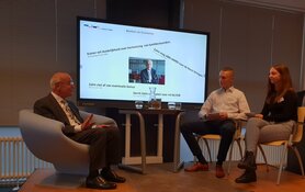 Studenten schitteren tijdens interview met Gerrit Zalm