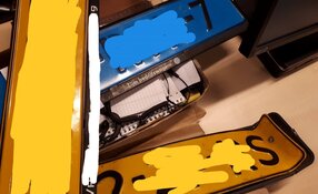 Politie houdt man aan met gestolen nummerplaten