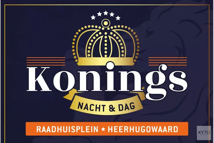 Koningsnacht en Koningsdag vier je op het Raadhuisplein in Heerhugowaard Centrum in de grote feesttent