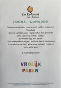 Een vrolijk Pasen bij de Kolonist