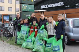 Jeugd Reiger Boys actief bij McDonalds tijdens Landelijke Opschoondag