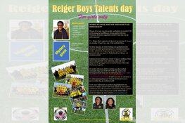 Talents Day Reiger Boys krijgt vervolg op 14 april