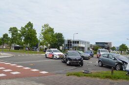 Veel schade bij ongeval W.M. Dudokweg