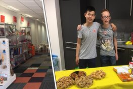 2e POP UP winkel in Nederland door leerlingen Huygens College