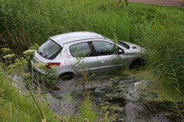 Auto te water in Heerhugowaard