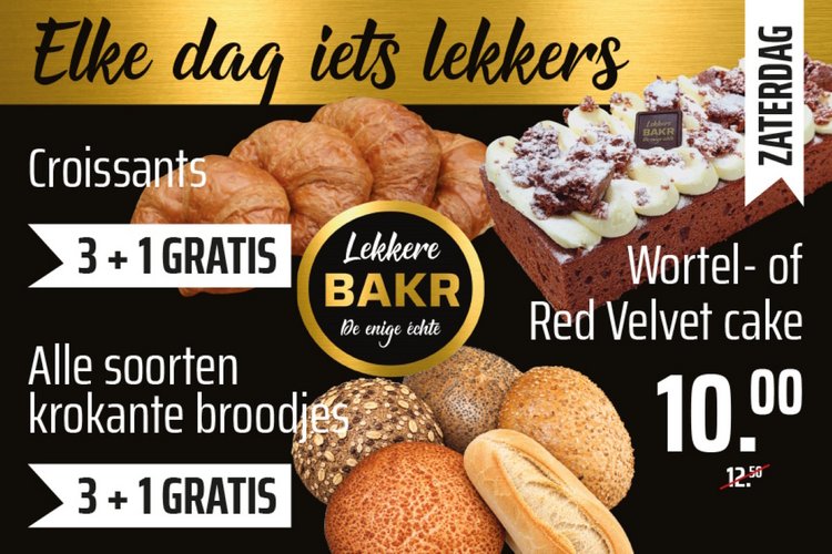 Weekendaanbiedingen van de Lekkere BAKR