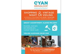 2 November CYAN ‘Shopping Night & Vintage Veiling’