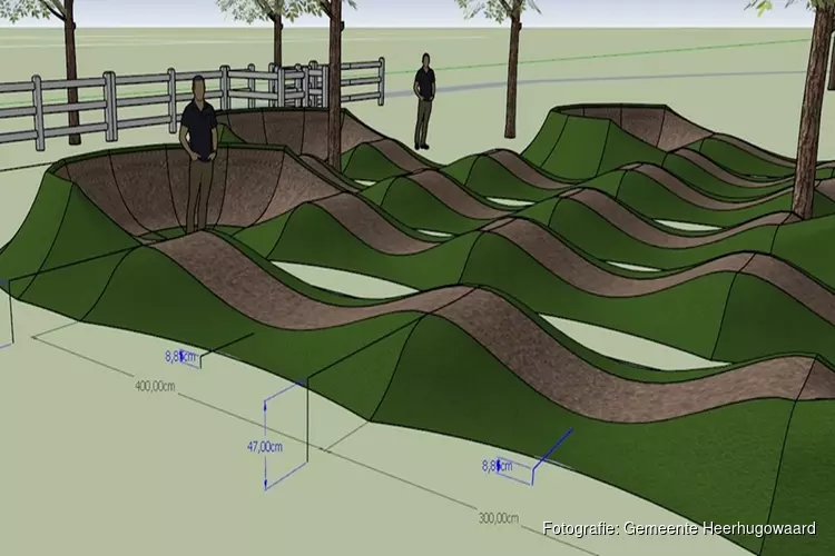 Plannen voor fietscrossbaantje Waarderhout