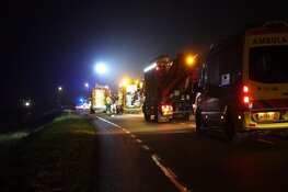 Auto te water in Oterleek, persoon overleden