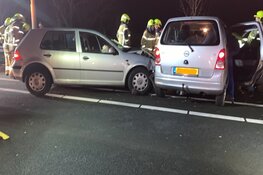 Ongeval A.C de Graafweg, automobilist bekneld