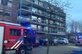 Brand in flat Nelson Mandelastraat