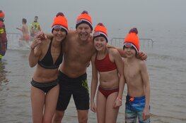 Bikkels trotseren mist en kou op Nieuwjaarsdag