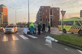 Fietsster gewond na aanrijding