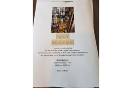 Positiviteit bij het Forum II Viva Zorggroep met Forum minimarkt