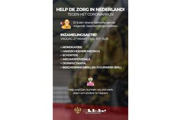 Brandweer Heerhugowaard houdt inzamelingsactie voor zorgpersoneel
