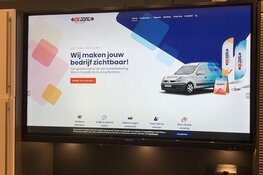 De Jong Reclame helpt bedrijven ook met beeldschermcommunicatie