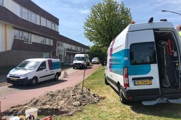 Gasleiding geraakt voor Huygens College