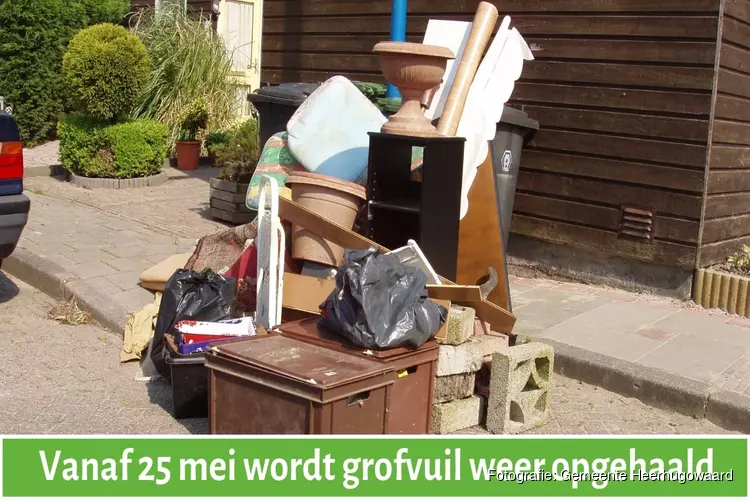 Grofvuil vanaf 25 mei weer opgehaald