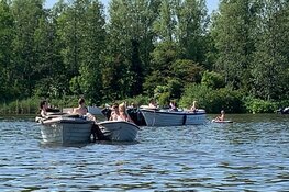 Grote drukte pleziervaart in Noorderplas