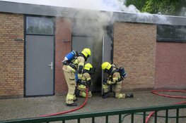 Brand bij sportvereniging Victoria O.