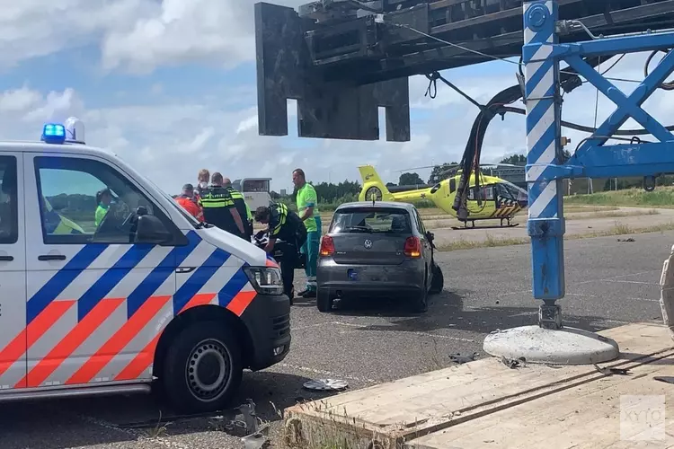 Vrouw overleden na eenzijdig ongeval