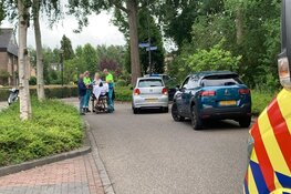 Scooterrijder komt lelijk ten val