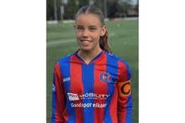 Noviteit bij FC Marlène. Toptalent Jasmijn van Uden zet ontwikkeling voort in jongensteam