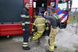 Persoon vast in drijfzand Heerhugowaard