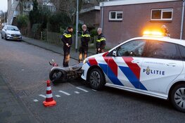 Scooterrijder aangereden door politie na achtervolging