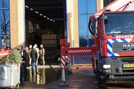 Brand bij aannemersbedrijf in Heerhugowaard