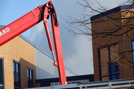 Brand bij aannemersbedrijf in Heerhugowaard