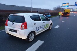 Botsing met vier auto's op de N245 in Alkmaar