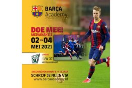 FC Barcelona Voetbalkamp 2 t/m 4 mei 2021 bij SVW ’27