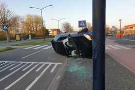 Aanrijding na verkeersconflict in Heerhugowaard