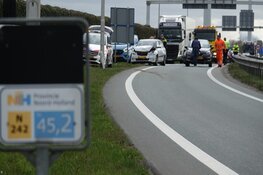 Drie auto's betrokken geraakt bij ongeluk op de N242