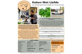 Koken Met Liefde: Uw heerlijke gezonde maaltijd bij u thuis bezorgd