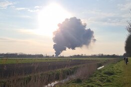 Grote brand in Broek op Langedijk