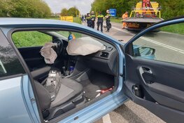 Veel schade bij ongeval Noord-Scharwoude