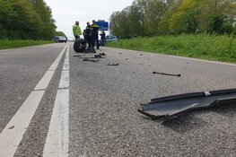 Veel schade bij ongeval Noord-Scharwoude