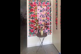 Expositie van wandkleden in de Artfarm Heerhugowaard