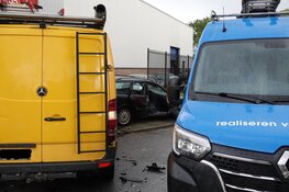 Aanrijding tussen twee voertuigen in Heerhugowaard