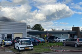 Grote uitslaande brand op industrieterrein Heerhugowaard