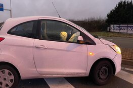 Schade en file door ongeval op N242